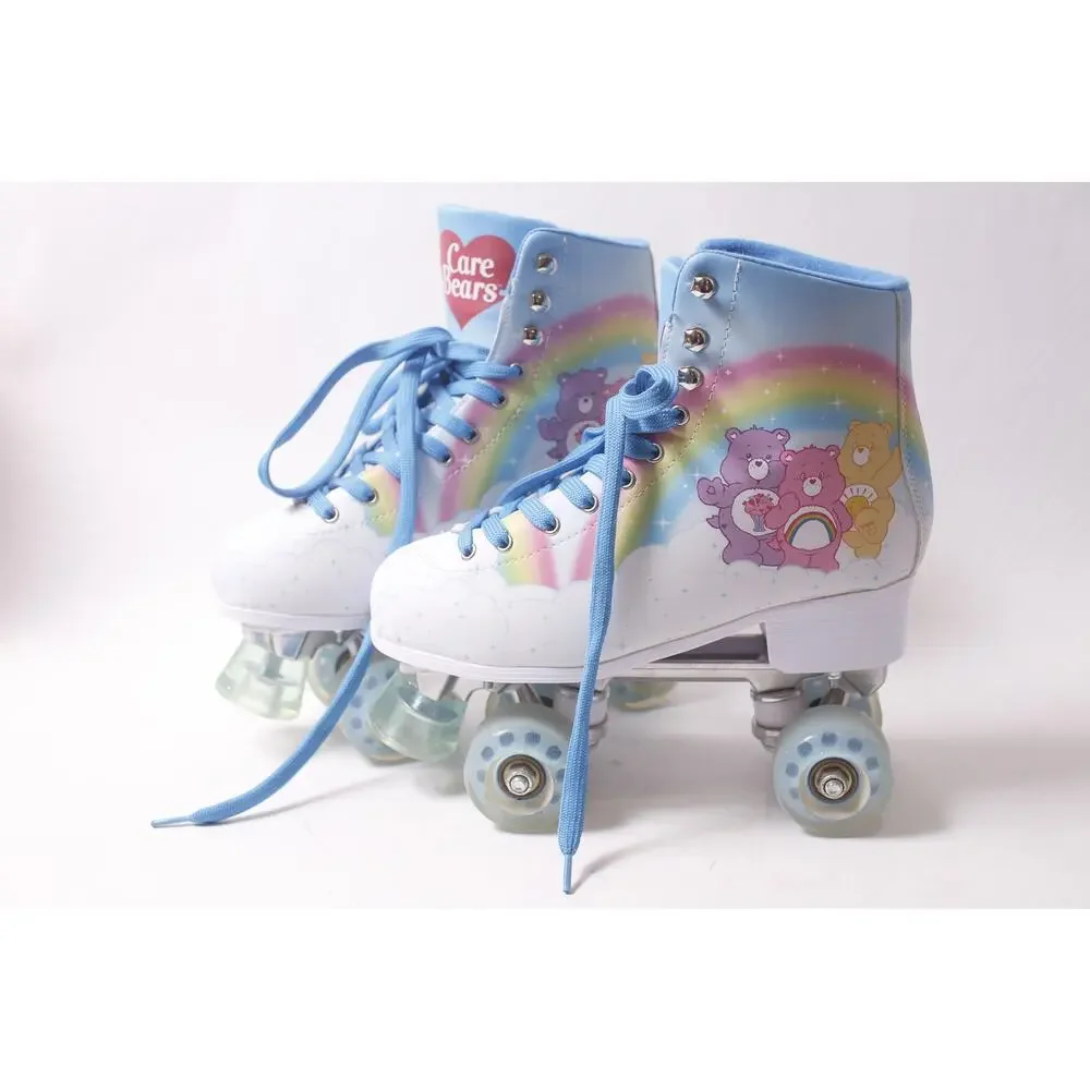Care Bear Roller Skates Women's Size 8 Rainbow and Cloud Design ~ 260302-WH 1021 - Picture 2 of 4